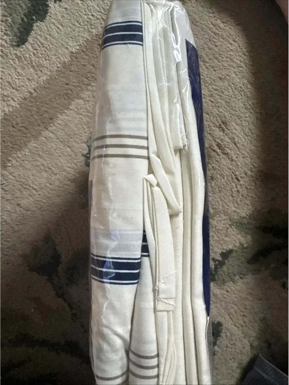 Royalty 4 Piece Full Set U.S.A No Iron Fitted Flat Pillowcases Cotton Polyester